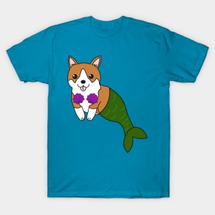 Corgi Dog Mermaid T-Shirt